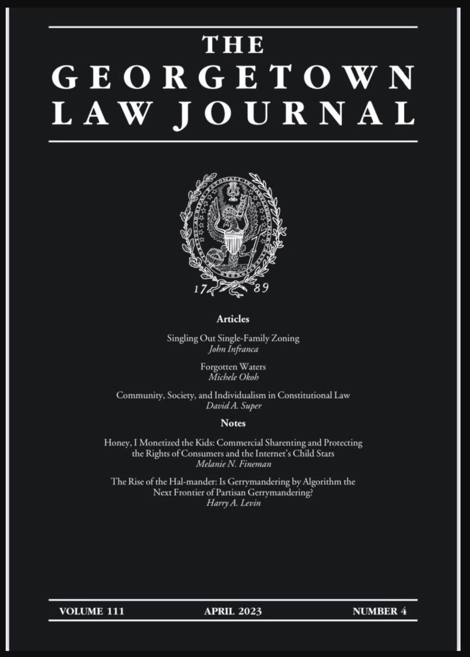 The Georgetown Law Journal